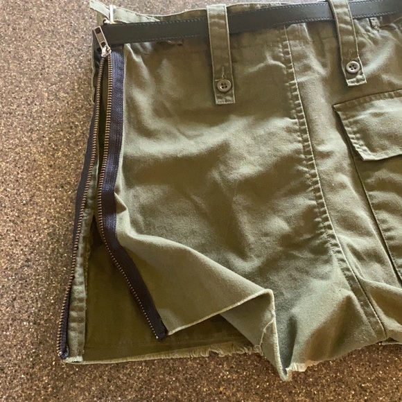 FURST OF A KIND Army Green Cargo Zipper Shorts Size Small - Picture 5 of 9